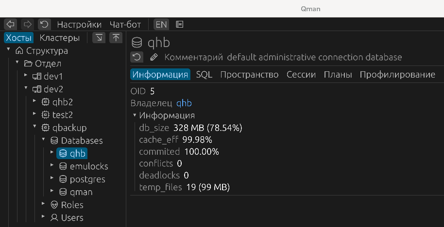 Basic Information About the Functioning of the Database